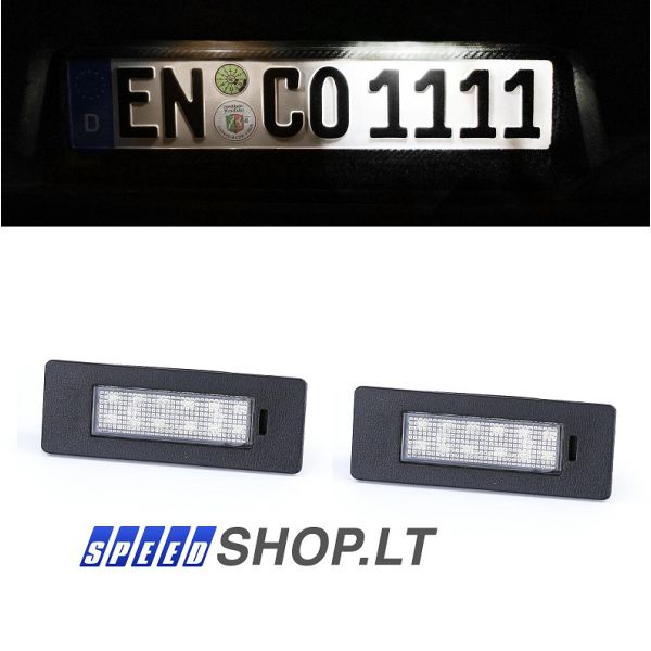 Audi Q5 Q2 A5 Led numerių apšvietimas